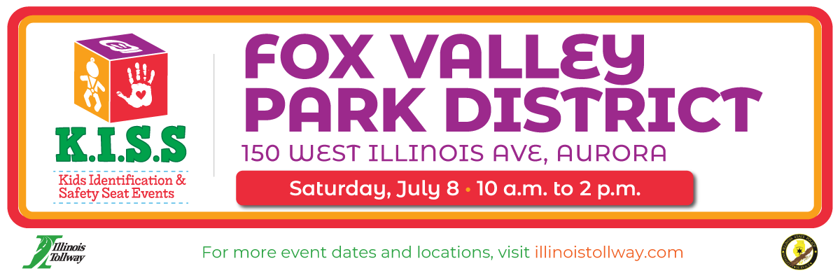Illinois Tollway and Illinois State Police Operation Kid Offers Family Fun and Safety Event July 8 in Aurora