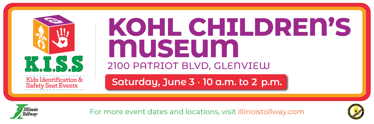 Illinois Tollway and Illinois State Police Offer Kids Identification and Safety Seat Event June 3 in Glenview