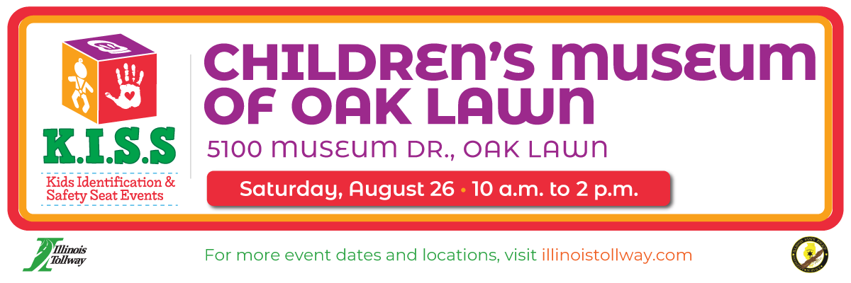 Illinois Tollway and Illinois State Police Offer Kids Identification and Safety Seat Event August 26 in Oak Lawn