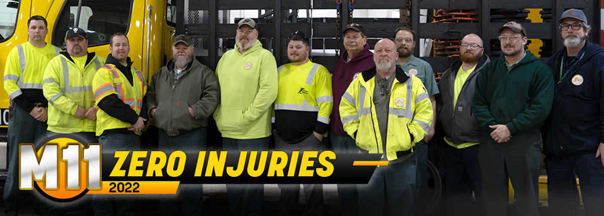 365 days 0 injuries M-11 maintenance site recognized for its perfect 2022 safety record