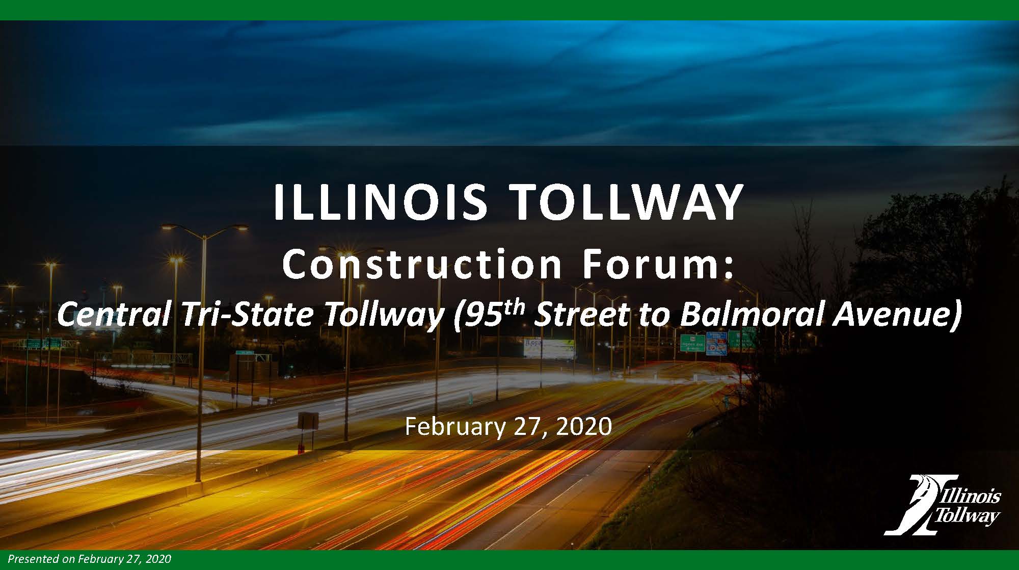 Central Tri-State Project 2020 Construction Forum Presentation